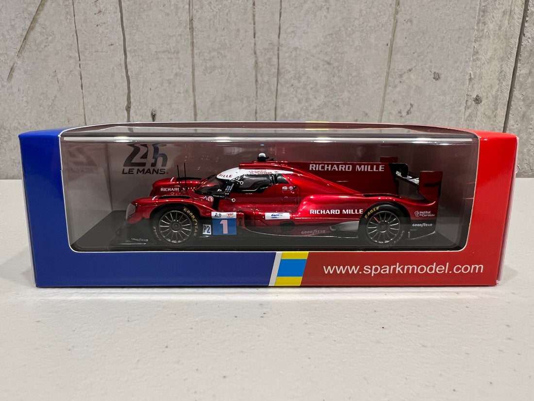 Oreca 07 - Gibson No.1 Richard Mille Racing Team - 24H Le Mans 2022 - L. Wadoux - S. Ogier - C. Milesi - 1:43 Scale Resin Model Car - Spark