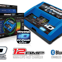 TRAXXAS - CHARGER EZ PEAK LIVE 100W NIMH/LIPO LIVE 4s 12-AMP MULTI-CHEMISTRY