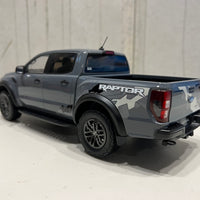 Ford Ranger Raptor - Conquer Grey 1:18 Resin Model - Authentic Collectables