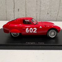 Alfa Romeo 6C 3000CM No.602 2nd Mille Miglia 1953 - J. M. Fangio - G. Sala - 1:43 Scale Resin Model Car - Spark