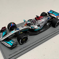 Mercedes-AMG Petronas F1 W13 E Performance No.63 Mercedes-AMG Petronas F1 Team - Miami GP 2022 - George Russell - 1:43 Scale Resin Model Car - Spark