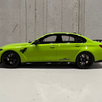 BMW AC Schnitzer M3 Competition (G80) Sao Paulo Yellow - 1:18 Scale Resin Model Car - TOPSPEED