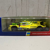 Oreca 07 - Gibson No.43 Inter Europol Competition - 24H Le Mans 2022 - D. Heinemeier-Hansson - F. Scherer - P. Fittipaldi - 1:43 Scale Resin Model Car - Spark