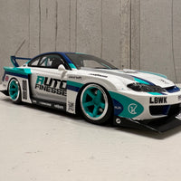 LB-Super Silhouette Nissan S15 SILVIA Auto Finesse - 1:18 Scale Resin Model Car -Topspeed