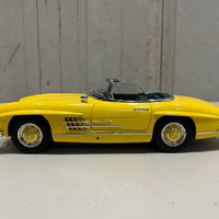 Mercedes Benz 300SL Roadster (W198) 1958 Yellow With Hardtop - 1:18 Scale Diecast Model - MiniChamps