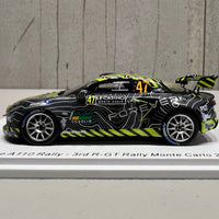 Alpine A110 Rally No.47 Rally Monte Carlo 2022 - François Delecour - Jean-Rodolphe Guigonnet - 1:43 Scale Resin Model Car - Spark