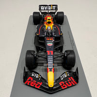 Oracle Red Bull Racing RB18 No.11 Oracle Red Bull Racing - Winner Monaco GP 2022 - Sergio Pérez. With Acrylic Cover - 1:18 Scale Resin Model Car
