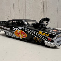VICTOR BRAY 1957 CHEVROLET GOLF WESTERN OIL DOOR SLAMMER 1:18 DIECAST