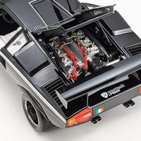 *PRE-ORDER* Lamborghini Countach LP500R - Black - 1:12 Scale Diecast Model Car - Kyosho