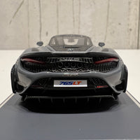 McLaren 765 LT Dark Silver - 1:43 Scale Resin Model Car - Spark