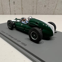 Cooper T51 No.9 Winner US GP 1959 - Bruce McLaren - 1:43 Scale Resin Model Car - Spark