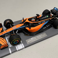 MCLAREN F1 TEAM MCL36 - DANIEL RICCIARDO - BAHRAIN GP 2022 - 1:18 Scale Resin Model Car - MINICHAMPS