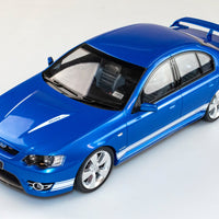 *PRE-ORDER* FPV BF GT - SHOCKWAVE BLUE with WINTER WHITE STRIPES - 1:18 Scale Resin Model Car - BIANTE