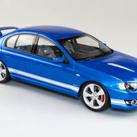 *PRE-ORDER* FPV BF GT - SHOCKWAVE BLUE with WINTER WHITE STRIPES - 1:18 Scale Resin Model Car - BIANTE