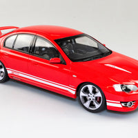 *PRE-ORDER* FPV BF MKII GT-P - VIXEN RED with WINTER WHITE STRIPES - 1:18 Scale Resin Model Car - BIANTE