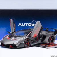 *PRE-ORDER* LAMBORGHINI SC18 ALSTON (GRIGIO DAYTONA / RED ACCENTS) - 1:18 SCALE MODEL