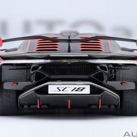 *PRE-ORDER* LAMBORGHINI SC18 ALSTON (GRIGIO DAYTONA / RED ACCENTS) - 1:18 SCALE MODEL