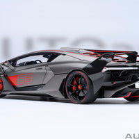 *PRE-ORDER* LAMBORGHINI SC18 ALSTON (GRIGIO DAYTONA / RED ACCENTS) - 1:18 SCALE MODEL