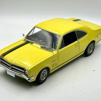 HOLDEN HK MONARO GTS - WARWICK YELLOW - 1:18 SCALE DIECAST MODEL - BIANTE/AUTOart