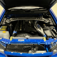 NISSAN SKYLINE R34 GT-R Z-TUNE NISMO (BAYSIDE BLUE) - 1:18 SCALE MODEL - AUTOART