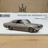 Holden HK Monaro GTS 327 Silver Mink - 1:18 Scale Diecast Model