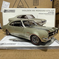 Holden HK Monaro GTS 327 Silver Mink - 1:18 Scale Diecast Model