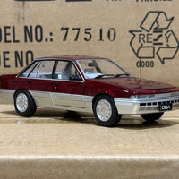 HOLDEN VL CALAIS - RED/SILVER - 1:24 SCALE DIECAST MODEL - DDA