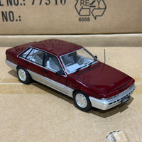 HOLDEN VL CALAIS - RED/SILVER - 1:24 SCALE DIECAST MODEL - DDA