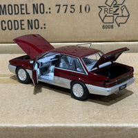 HOLDEN VL CALAIS - RED/SILVER - 1:24 SCALE DIECAST MODEL - DDA