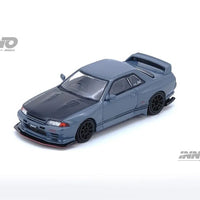 Top Secret Nissan Skyline GT-R (R32) Stealth Grey – 1:64 Scale Diecast Model