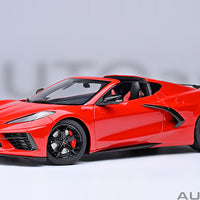 CHEVROLET CORVETTE C8 STINGRAY Z51 (TORCH RED) - 1:18 SCALE MODEL - AUTOart