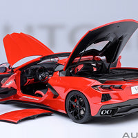 CHEVROLET CORVETTE C8 STINGRAY Z51 (TORCH RED) - 1:18 SCALE MODEL - AUTOart