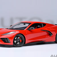 CHEVROLET CORVETTE C8 STINGRAY Z51 (TORCH RED) - 1:18 SCALE MODEL - AUTOart