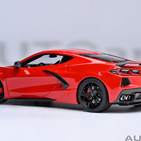CHEVROLET CORVETTE C8 STINGRAY Z51 (TORCH RED) - 1:18 SCALE MODEL - AUTOart