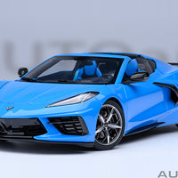 CHEVROLET CORVETTE C8 STINGRAY Z51 (RAPID BLUE) - 1:18 SCALE MODEL - AUTOart