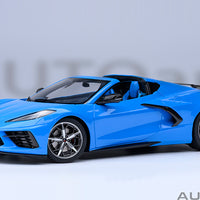 CHEVROLET CORVETTE C8 STINGRAY Z51 (RAPID BLUE) - 1:18 SCALE MODEL - AUTOart