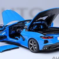 CHEVROLET CORVETTE C8 STINGRAY Z51 (RAPID BLUE) - 1:18 SCALE MODEL - AUTOart