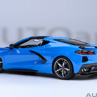 CHEVROLET CORVETTE C8 STINGRAY Z51 (RAPID BLUE) - 1:18 SCALE MODEL - AUTOart