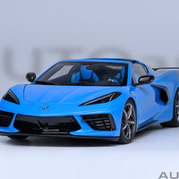 CHEVROLET CORVETTE C8 STINGRAY Z51 (RAPID BLUE) - 1:18 SCALE MODEL - AUTOart