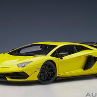 LAMBORGHINI AVENTADOR SVJ (GIALLO TENERIFE/PEARL YELLOW) 1:18 SCALE MODEL - AUTOART