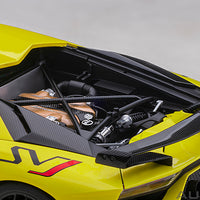 LAMBORGHINI AVENTADOR SVJ (GIALLO TENERIFE/PEARL YELLOW) 1:18 SCALE MODEL - AUTOART