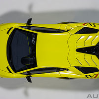 LAMBORGHINI AVENTADOR SVJ (GIALLO TENERIFE/PEARL YELLOW) 1:18 SCALE MODEL - AUTOART