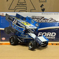 2024 DONNY SCHATZ #15 CARQUEST SPRINT CAR - TEAM EXCLUSIVE - 1:18 SCALE DIECAST MODEL - ACME