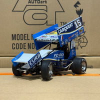 2024 DONNY SCHATZ #15 CARQUEST SPRINT CAR - TEAM EXCLUSIVE - 1:18 SCALE DIECAST MODEL - ACME