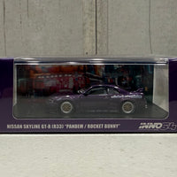 Nissan Skyline GT-R (R33) “Pandem Rocket Bunny” Purple – 1:64 Scale Diecast Model