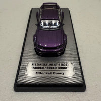 Nissan Skyline GT-R (R33) “Pandem Rocket Bunny” Purple – 1:64 Scale Diecast Model