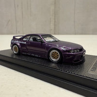 Nissan Skyline GT-R (R33) “Pandem Rocket Bunny” Purple – 1:64 Scale Diecast Model