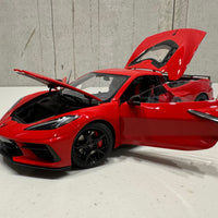 CHEVROLET CORVETTE C8 STINGRAY Z51 (TORCH RED) - 1:18 SCALE MODEL - AUTOart