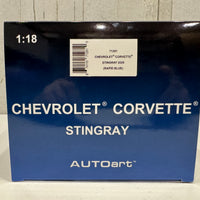 CHEVROLET CORVETTE C8 STINGRAY Z51 (RAPID BLUE) - 1:18 SCALE MODEL - AUTOart
