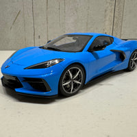 CHEVROLET CORVETTE C8 STINGRAY Z51 (RAPID BLUE) - 1:18 SCALE MODEL - AUTOart
